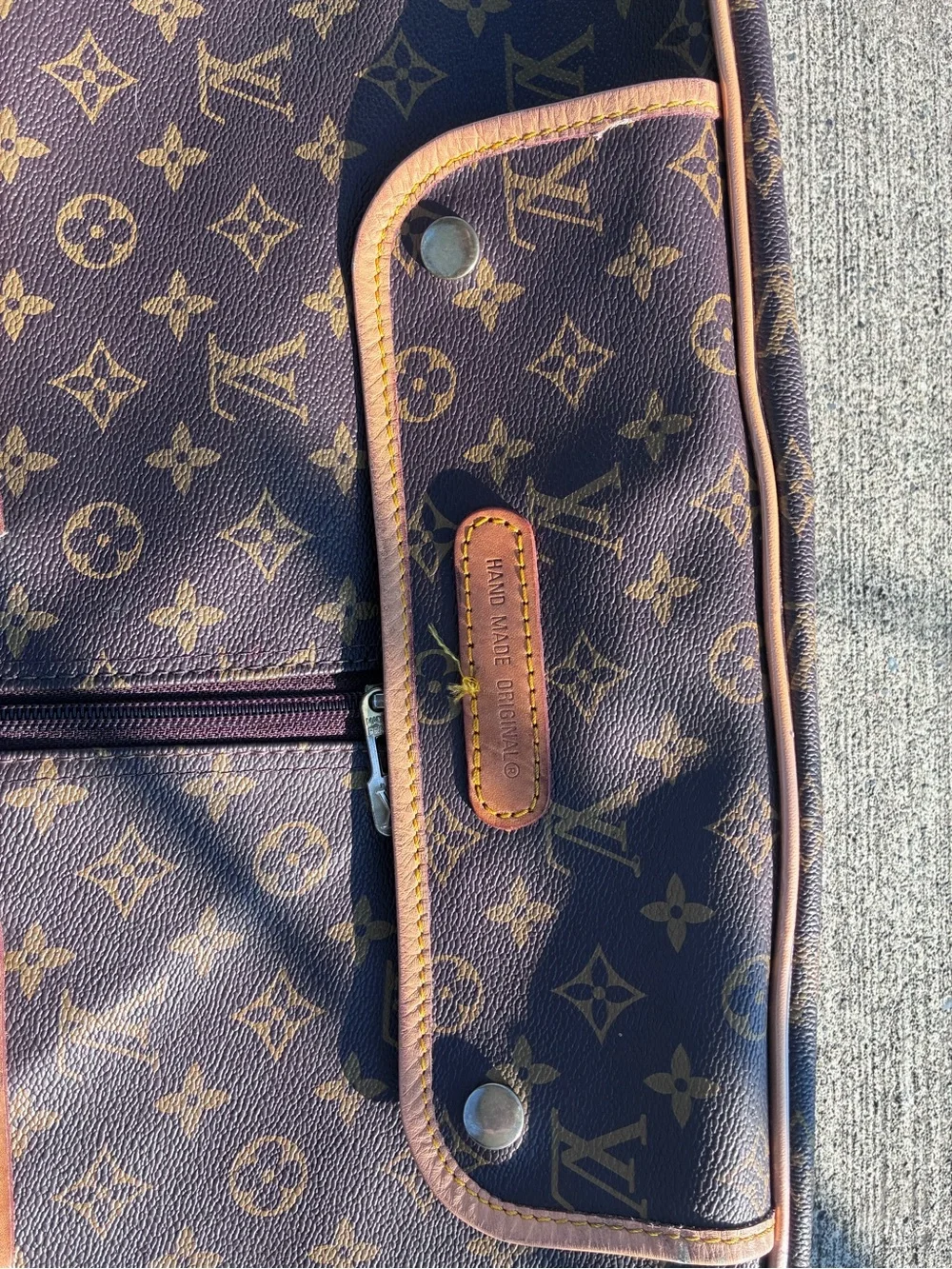 Louis Vuitton Brown Monogram Travel Garment Bag